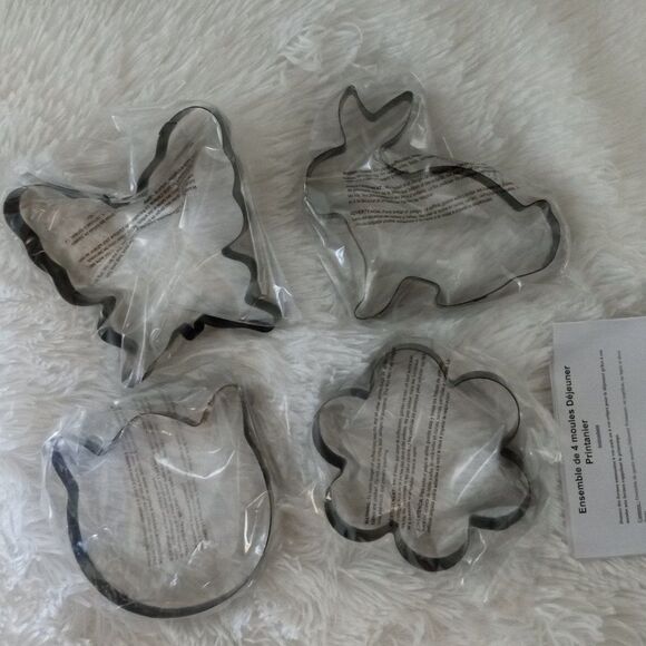 Avon Set of 4 Spring Breakfast Molds (Flower, Cat, Rabbit & Butterfly) NEW!!! - Picture 4 of 11